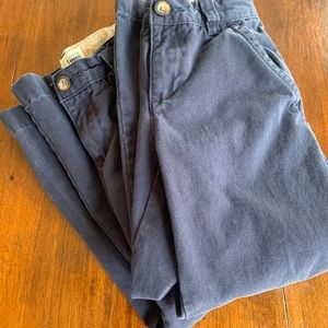 Lot of 2 Boys Navy khakis